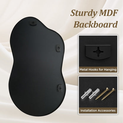 Miroir mural irrégulier Miroir mural décoratif asymétrique