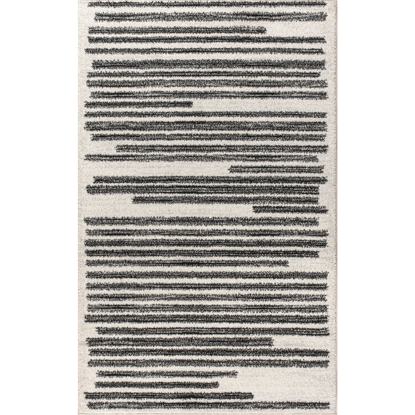 JONATHAN Y Tapis moderne à rayures berbères Aksil