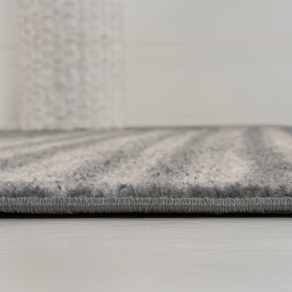 JONATHAN Y Tapis moderne à rayures berbères Aksil