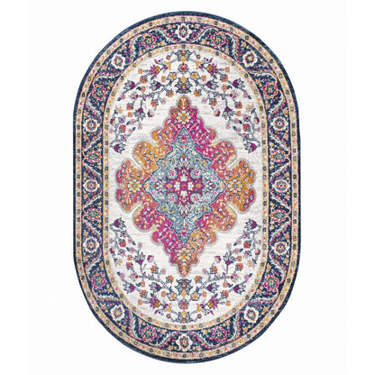 Tapis JONATHAN Y Inigo FLAIR Boho Vintage à médaillon