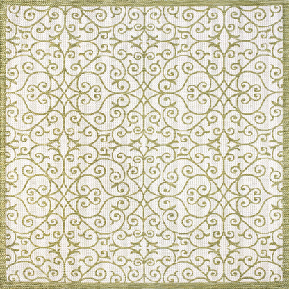 Tapis d'intérieur/extérieur à tissage texturé JONATHAN Y Ourika