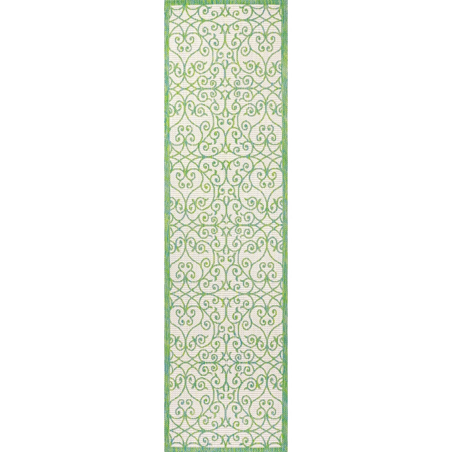 Tapis d'intérieur/extérieur à tissage texturé JONATHAN Y Ourika