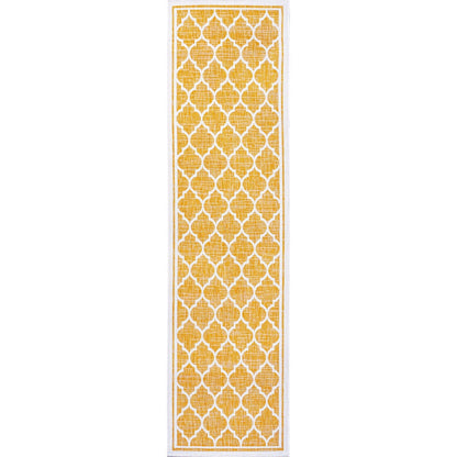 Tapis d'intérieur/extérieur JONATHAN Y Zinnia à tissage texturé