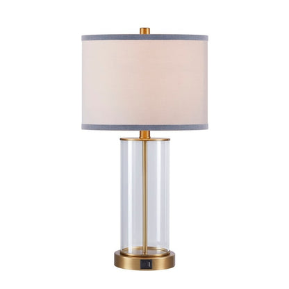 Ensemble de lampes de table à commande tactile KAWOTI 23.25 avec port USB et ampoules