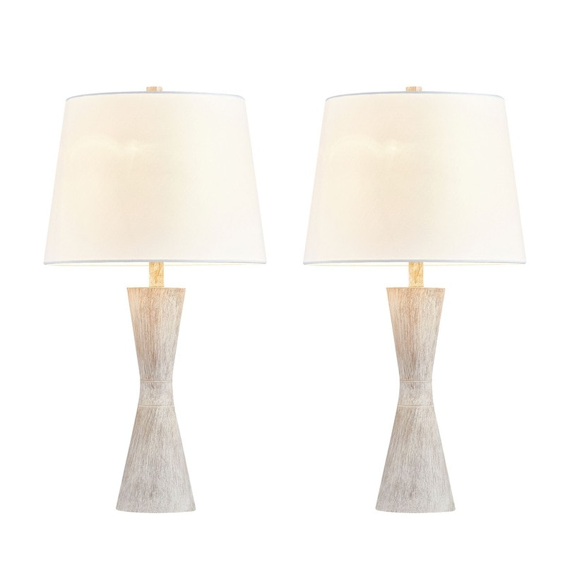 Ensemble de 2 lampes de table effet vieilli KAWOTI 27