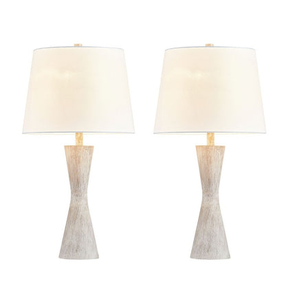 Ensemble de 2 lampes de table effet vieilli KAWOTI 27