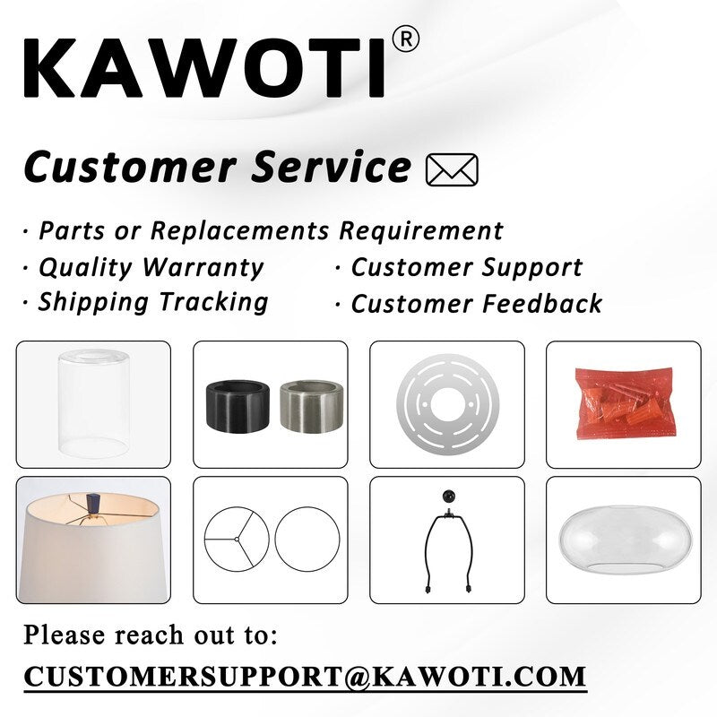 Applique de salle de bain KAWOTI à 4 lampes en métal à intensité variable avec abat-jour en verre