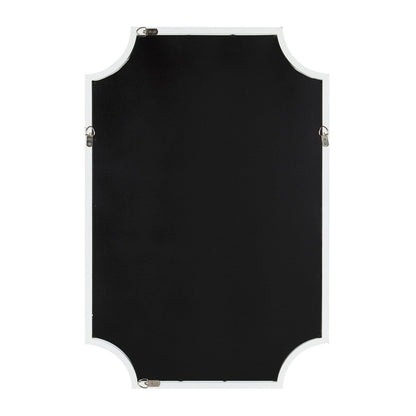 Miroir encadré en bois festonné Kate et Laurel Hogan