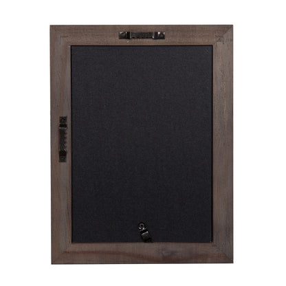 Ensemble de 10 cadres photo muraux en bois Kate et Laurel Bordeaux