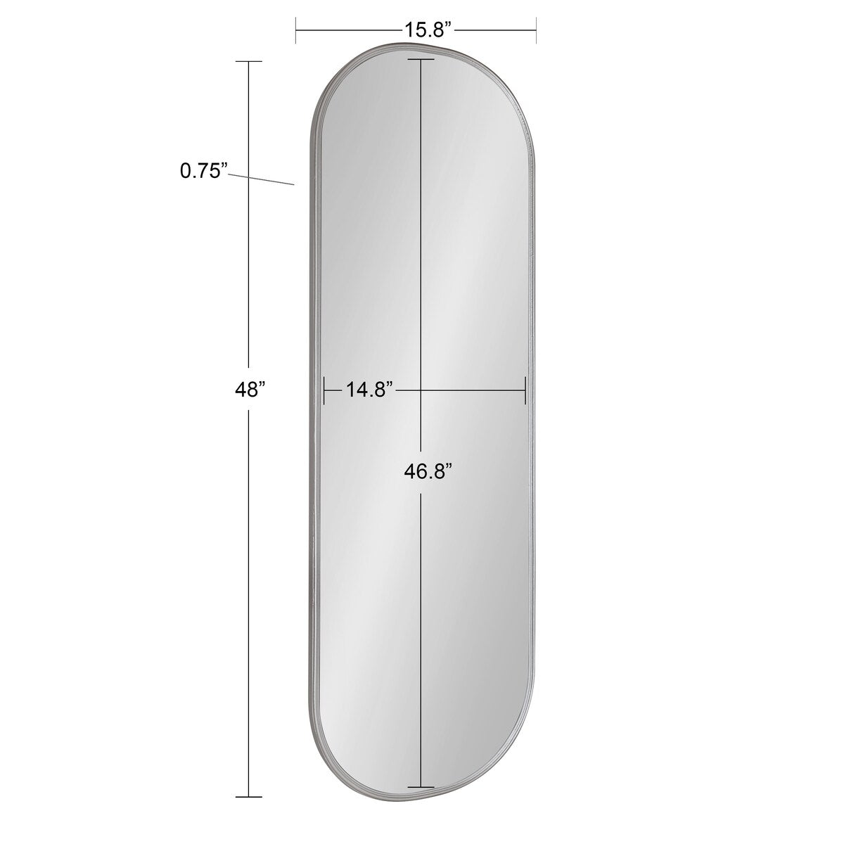 Miroir mural encadré Kate et Laurel Caskill