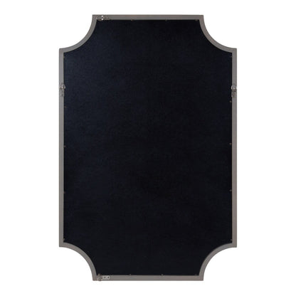 Miroir encadré en bois festonné Kate et Laurel Hogan