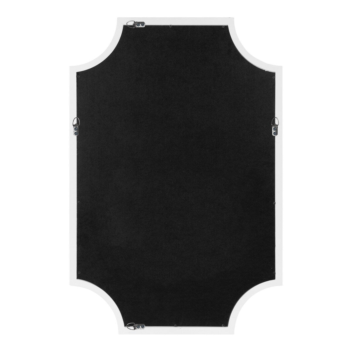 Miroir encadré en bois festonné Kate et Laurel Hogan