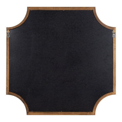 Miroir encadré en bois festonné Kate et Laurel Hogan