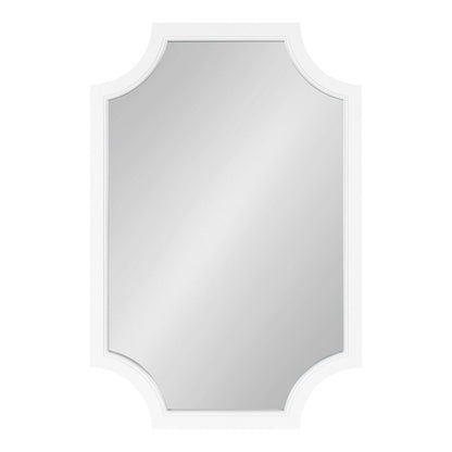 Miroir encadré en bois festonné Kate et Laurel Hogan