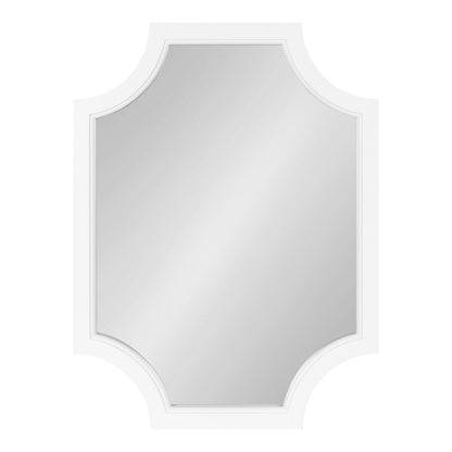 Miroir encadré en bois festonné Kate et Laurel Hogan