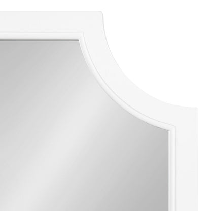 Miroir encadré en bois festonné Kate et Laurel Hogan