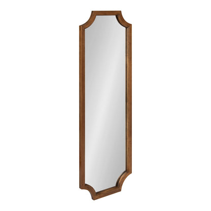 Miroir encadré en bois festonné Kate et Laurel Hogan