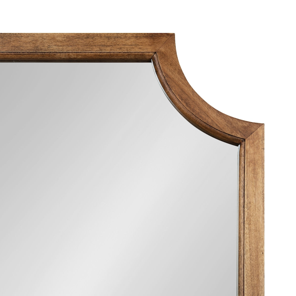 Miroir encadré en bois festonné Kate et Laurel Hogan
