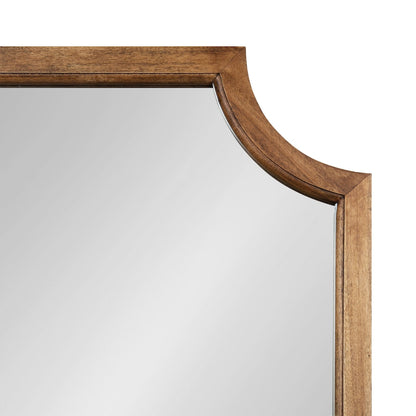 Miroir encadré en bois festonné Kate et Laurel Hogan