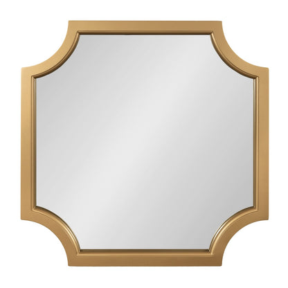 Miroir encadré en bois festonné Kate et Laurel Hogan