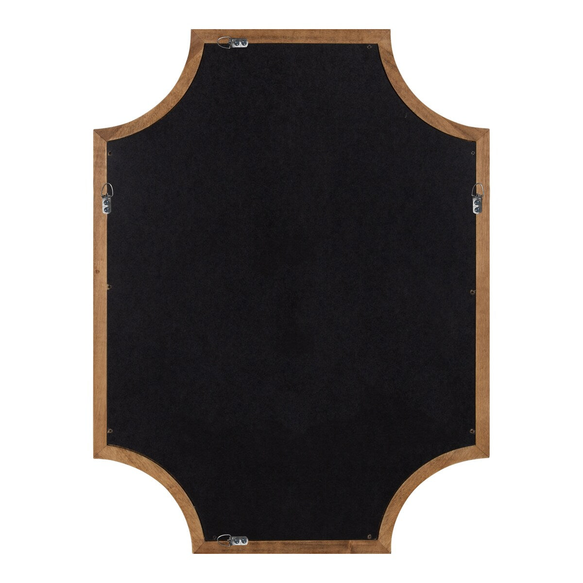 Miroir encadré en bois festonné Kate et Laurel Hogan