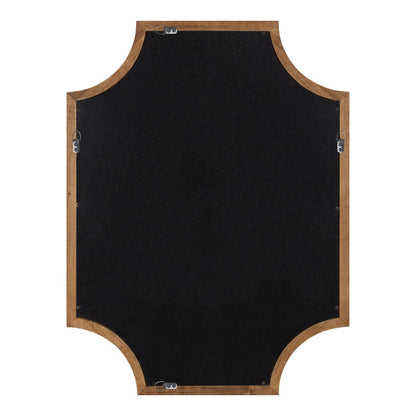 Miroir encadré en bois festonné Kate et Laurel Hogan