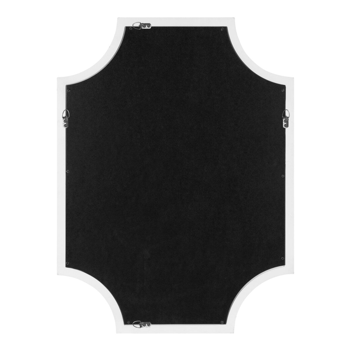 Miroir encadré en bois festonné Kate et Laurel Hogan