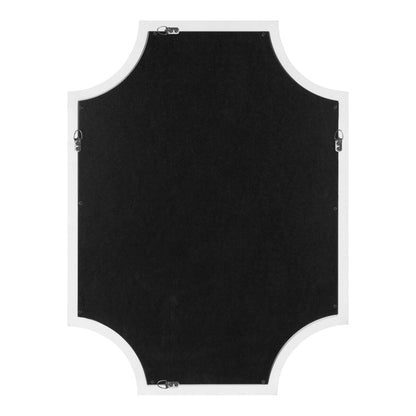 Miroir encadré en bois festonné Kate et Laurel Hogan