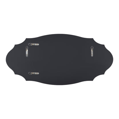 Miroir mural ovale festonné Kate et Laurel Leanna