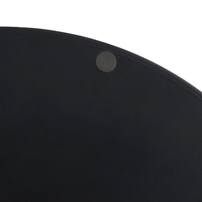 Plateau décoratif rond Kate et Laurel Lipton avec poignées en métal