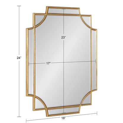 Miroir mural décoratif traditionnel encadré Kate et Laurel Minuette