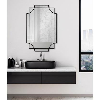 Miroir mural décoratif traditionnel encadré Kate et Laurel Minuette