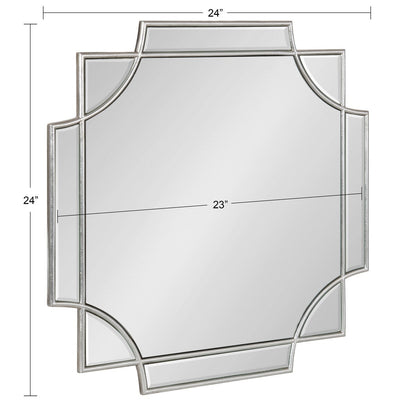 Miroir mural décoratif traditionnel encadré Kate et Laurel Minuette