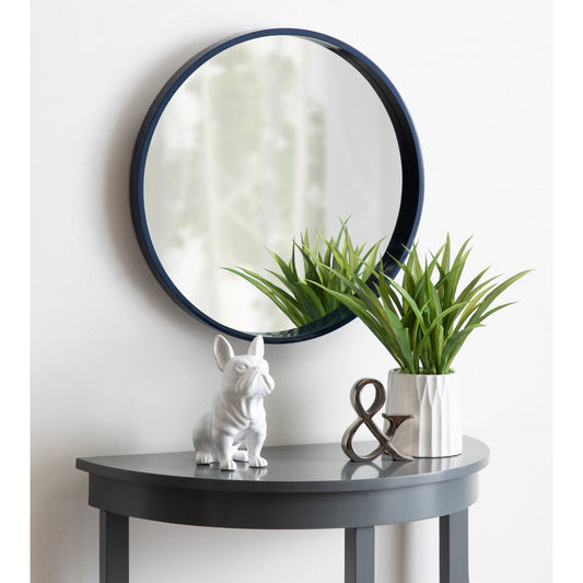 Miroir mural rond en bois Travis de Kate et Laurel