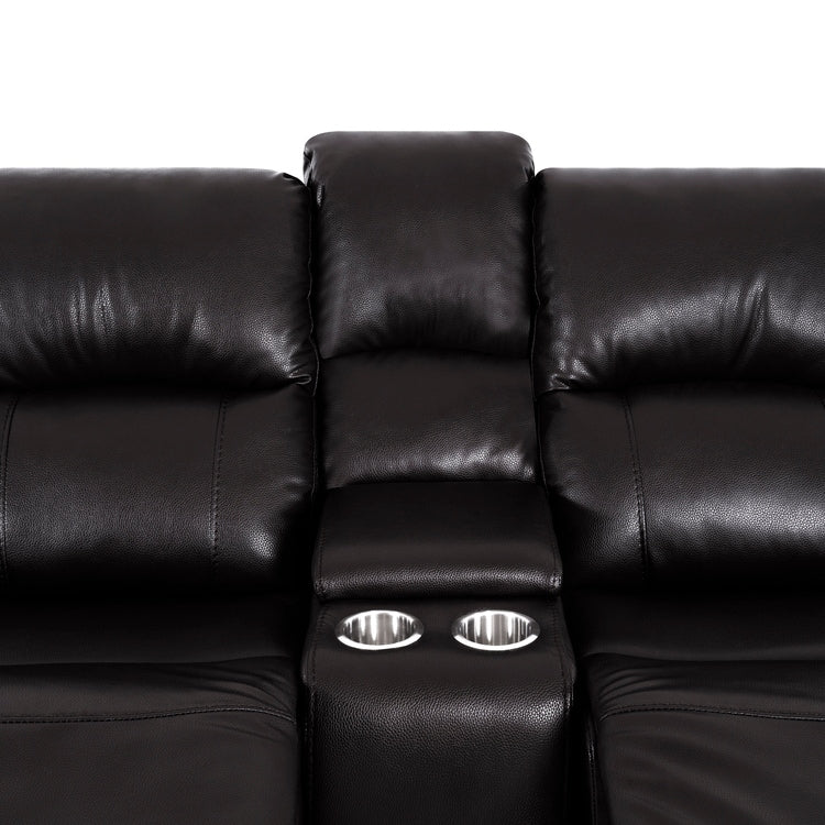 Collection de canapés inclinables manuels en cuir pour le salon Meubles inclinables en cuir pour la maison, le bureau et le salon