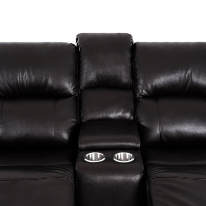 Collection de canapés inclinables manuels en cuir pour le salon Meubles inclinables en cuir pour la maison, le bureau et le salon