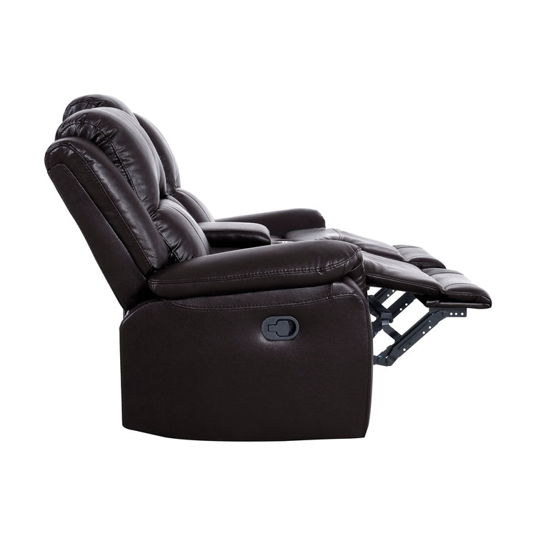 Collection de canapés inclinables manuels en cuir pour le salon Meubles inclinables en cuir pour la maison, le bureau et le salon