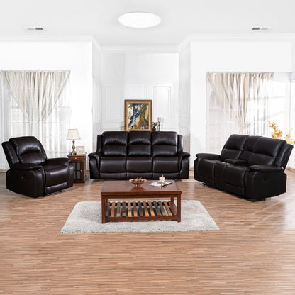 Collection de canapés inclinables manuels en cuir pour le salon Meubles inclinables en cuir pour la maison, le bureau et le salon