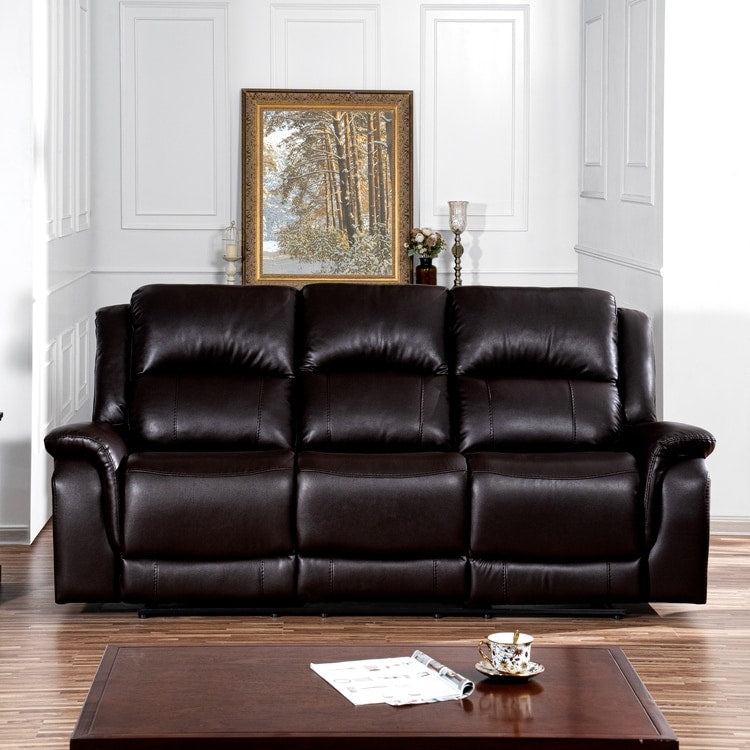 Collection de canapés inclinables manuels en cuir pour le salon Meubles inclinables en cuir pour la maison, le bureau et le salon