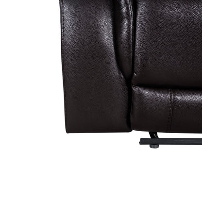 Collection de canapés inclinables manuels en cuir pour le salon Meubles inclinables en cuir pour la maison, le bureau et le salon