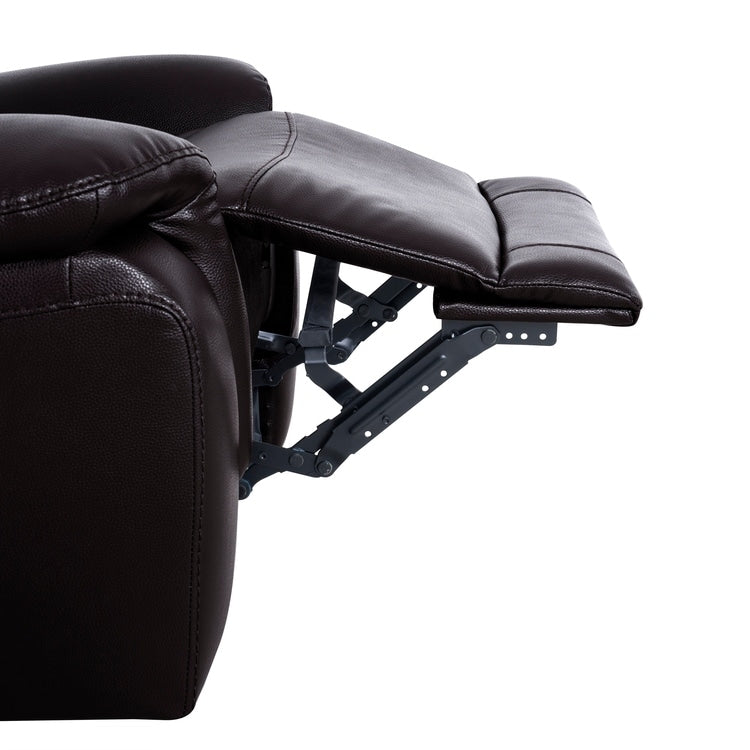 Collection de canapés inclinables manuels en cuir pour le salon Meubles inclinables en cuir pour la maison, le bureau et le salon