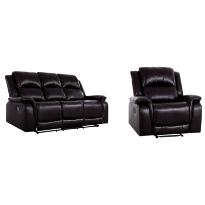 Collection de canapés inclinables manuels en cuir pour le salon Meubles inclinables en cuir pour la maison, le bureau et le salon