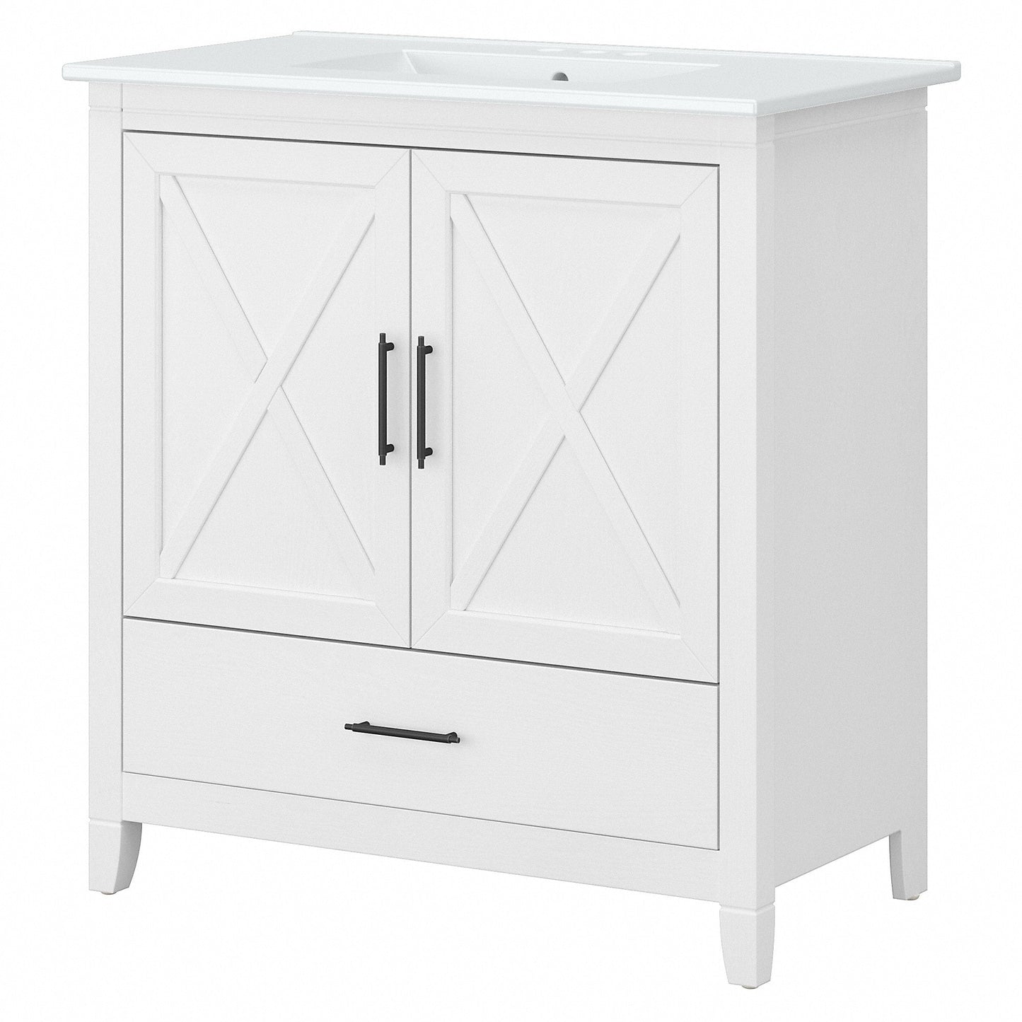 Meuble-lavabo Key West 32 L avec lavabo par Bush Furniture