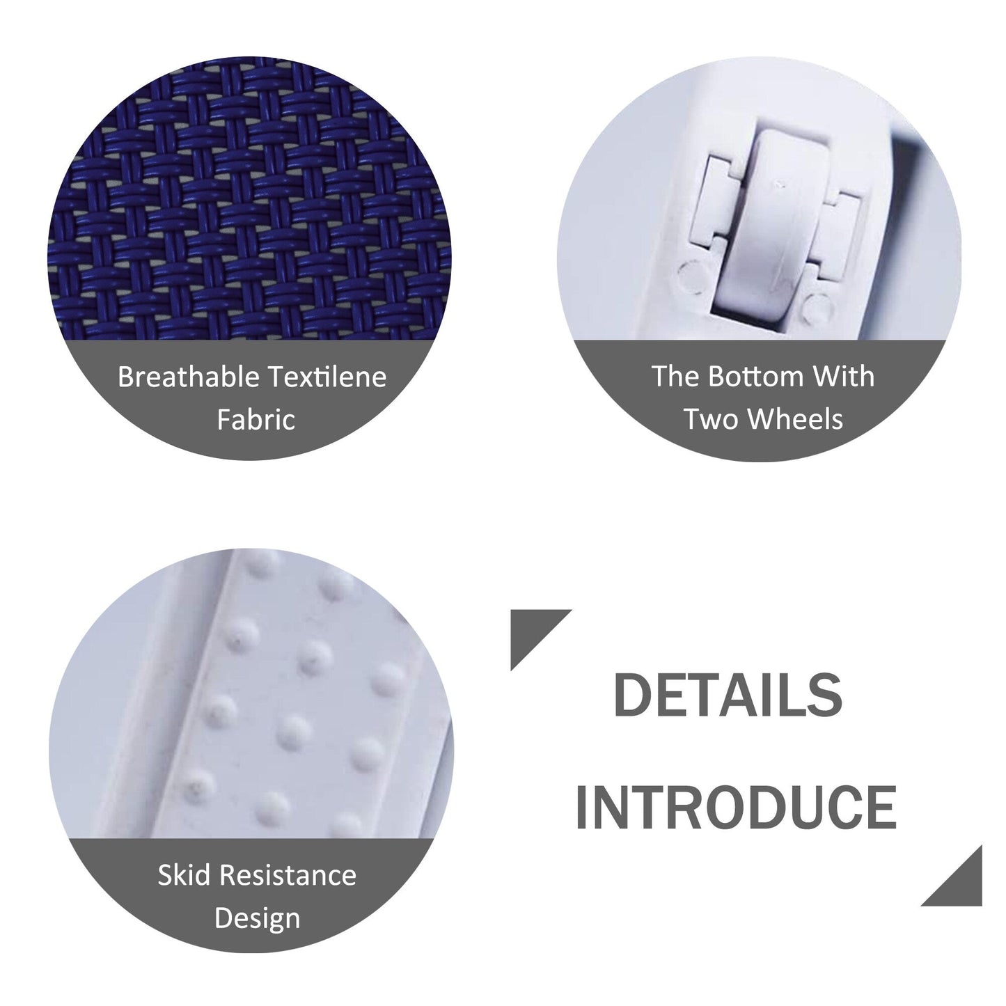 Chaise longue inclinable et réglable Kozyard Alan avec pieds en aluminium et résine polypropylène