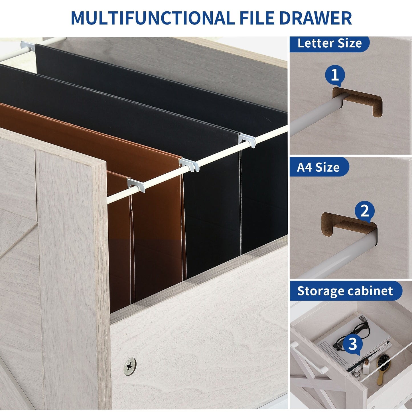 Bureau de jeu en L Moasis de 59 pouces avec support pour écran