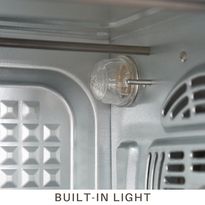 LNC 12-en-1 Grand four grille-pain de comptoir 34 pintes avec convection et friteuse à air - 19,5 L x 15 l x 12,5 H