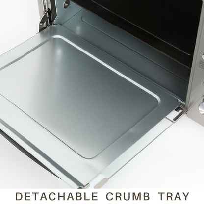 LNC 12-en-1 Grand four grille-pain de comptoir 34 pintes avec convection et friteuse à air - 19,5 L x 15 l x 12,5 H