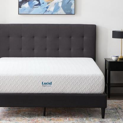 Matelas Lucid Firm en mousse à mémoire de forme gel de 10 pouces