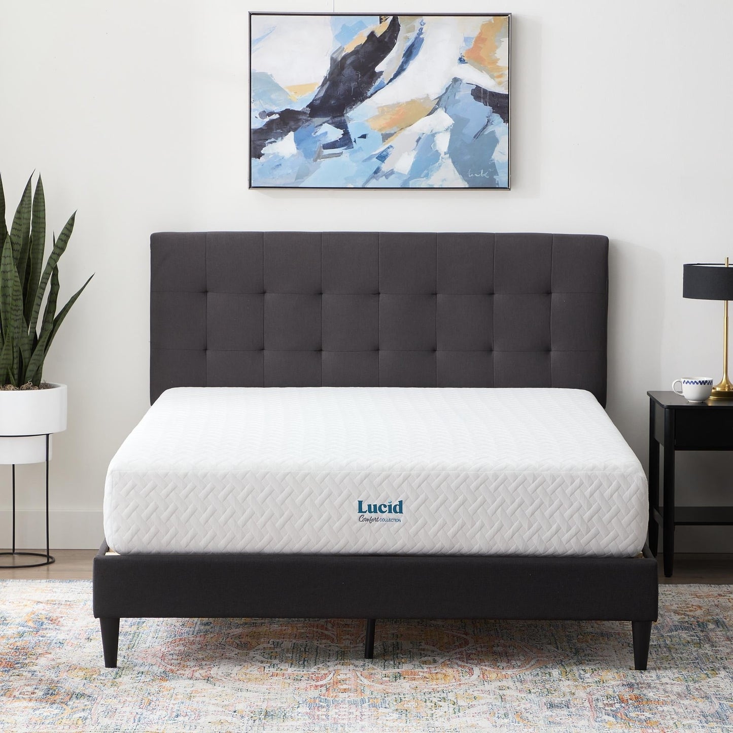 Matelas Lucid Firm en mousse à mémoire de forme gel de 10 pouces