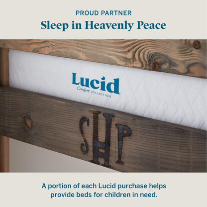 Matelas Lucid Firm en mousse à mémoire de forme gel de 10 pouces